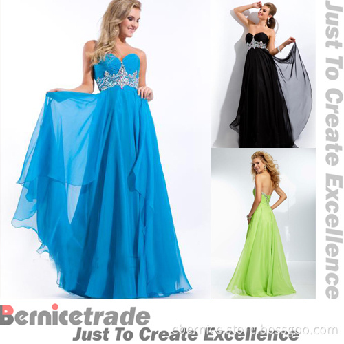 Chiffon Long Evening Prom Bridesmaid Dresses